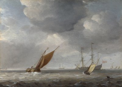 Small Dutch Vessels in a Breeze by Willem van de Velde the Younger